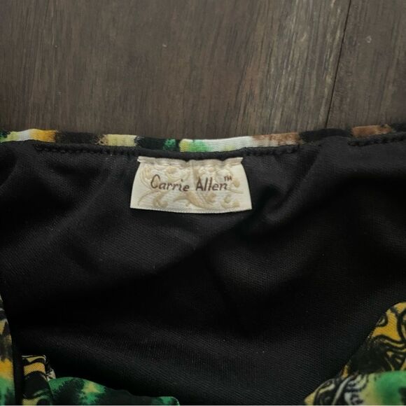 Carrie Allen Strapless Colorful Patterned Maxi Dress M - Picture 4 of 8